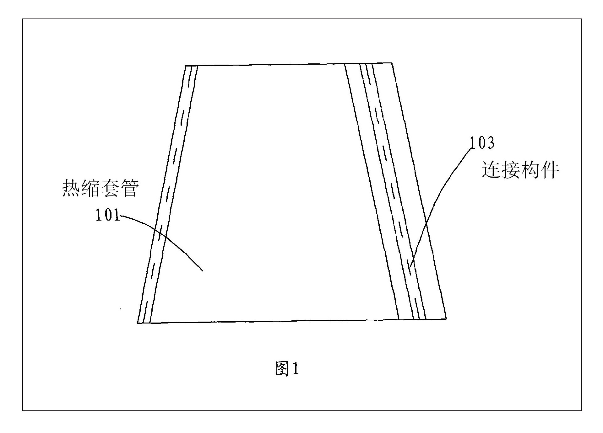 斜拉索橋梁鋼索聯結底座防腐密封熱縮構件示意圖1